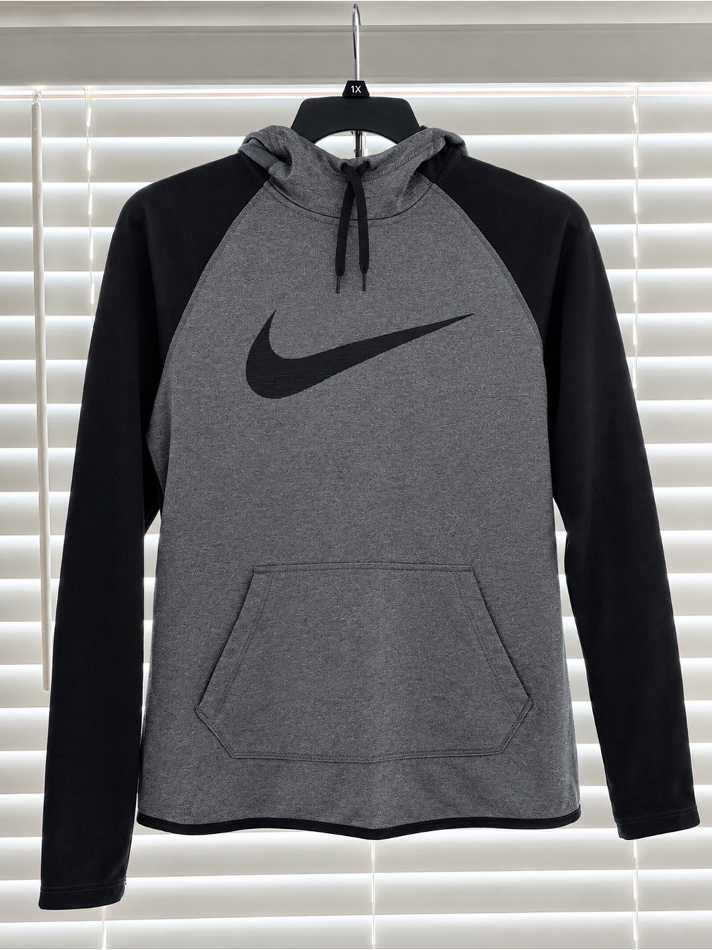 Women’s Nike Gray & Black Pullover Hoodie